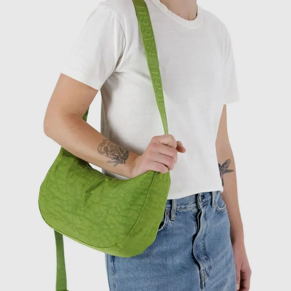 NWT Baggu Medium Crescent Bag - Green Juice - Picture 4 of 5